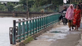 Seorang ABK Nekat Melompat di Waterfron Pontianak, Hingga Kini Korban Masih Belum Ditemukan