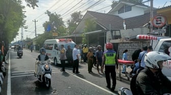 Tiba-tiba Oleng hingga Tabrak Halte Trans Jogja, Seorang Lansia Meninggal Dunia