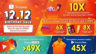 Shopee 12.12 Birthday Sale Catatkan Peningkatan Transaksi Produk Lokal hingga 10 kali Lipat