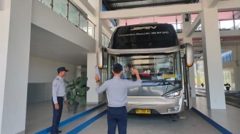 Ditjen Hubdat Lakukan 'Inspeksi Kesalamatan' Bus AKAP dan Pariwisata Jelang Libur Nataru