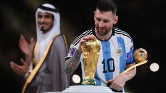 Jersey Lionel Messi pada Piala Dunia Qatar 2022 Terjual dengan Harga Fantastis