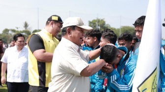Kirim Timnas U-20 Latihan di Qatar, Prabowo: Saya Percaya Sepak Bola Indonesia akan Maju