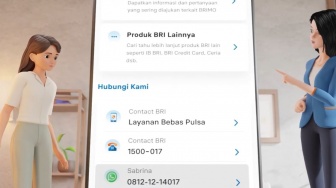 Cara Menghubungi Call Center BRI lewat WhatsApp, Langkahnya Cukup Mudah