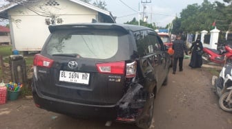 Mobil Iring-iringan Kampanye Anies di Aceh Tabrakan Beruntun, Bagaimana Kondisinya?