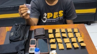 Pengedar Narkoba di Siak Dibekuk, Puluhan Paket Sabu Jadi Barang Bukti