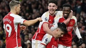 Hasil Liga Inggris: Arsenal Hantam Brighton di Emirates Stadium