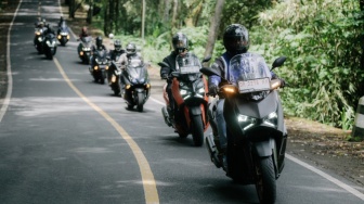 Berikan Apresiasi Kepada Konsumen yang Sambut Hangat Skutik Premium Ini, Yamaha DDS Bali Gelar Acara Fun Touring