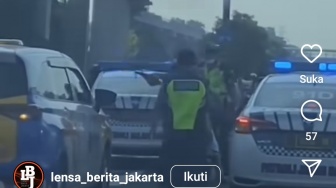 Rombongan Pemotor Masuk Tol Jagorawi, Polisi: Pengantar Jenazah Istri Habib Rizieq