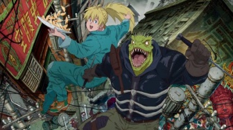 Review Anime Dorohedoro, Petualangan sang Reptil Mencari Jati Diri