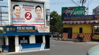 Klarifikasi Cuitan Soal Baliho Capres di Pos Polisi, Polda Jatim: Kami Minta Maaf