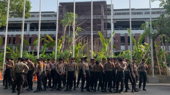 3.100 Personel Gabungan Diterjunkan Amankan Debat Capres di Istora Senayan