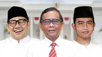 Survei Cawapres Galidata: Gibran Dikalahkan Cak Imin, Mahfud MD Teratas