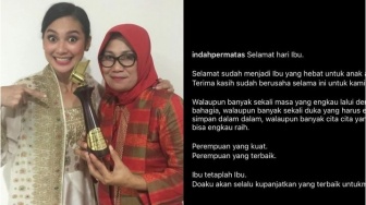 Indah Permatasari Ucapkan Selamat Hari Ibu, Publik Berharap Hati Nursyah Bisa Luluh