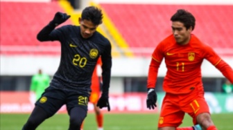 Kejutan Besar, Timnas Malaysia U-23 Tundukkan China dalam Laga Uji Coba