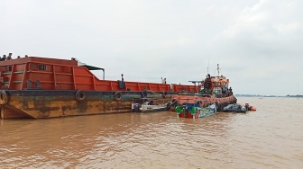 Kapten Kapal Tongkang Hilang di Sungai Musi Setelah Ditabrak Tug Boat Karya Pacific