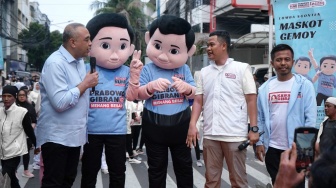 Maskot Gemoy Menang Besar Turun ke Jalan, Tambahan Amunisi untuk Suara Prabowo-Gibran di DKI Jakarta