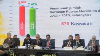 BNN Berhasil Ungkap 910 Kasus Narkotika Selama 2023