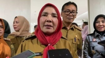 Eva Dwiana Ambil Formulir Pendaftaran Balon Wali Kota Bandar Lampung di PDIP