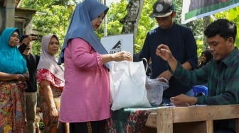 Bazar Beras Murah Relawan Ganjar-Mahfud Jawab Keresahan Warga Di Tengah Lonjakan Harga Bahan Pokok