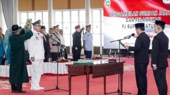 Nizhamul, Pejabat Kemenko Polhukam Dilantik Jadi Pj Bupati Batu Bara