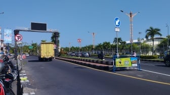 Kemarin Macet Total, Sore Ini Jalur Menuju Bandara Ngurah Rai Terpantau Lengang