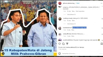 15 Kabupaten di Jateng Diklaim Milik Prabowo-Gibran, Warganet: Maju Terus