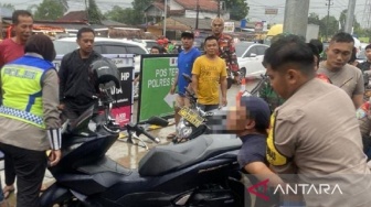 Nahas! Terduga Maling Motor di Bogor Mati di Tangan Warga