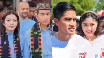 Sama-sama Setia Dampingi Suami Kampanye, Ini Adu Gaya Erina Gudono dan Selvi Ananda