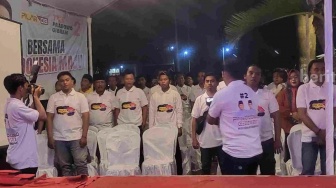 Tahun Baru, Relawan Prabowo-Gibran Gencar Rapatkan Barisan di Bondowoso