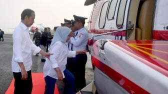 Kompak Berbaju Putih, Jokowi dan Iriana Bakal Resmikan Terminal hingga Jembatan di Jawa Tengah