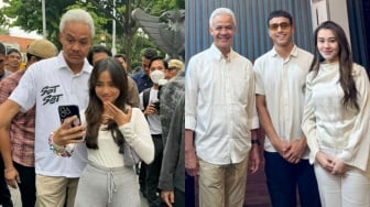 Outfit Fuji Kena 'Sentil' Saat Bertemu Ganjar Pranowo, Aaliyah Massaid Justru Tuai Pujian: Begini Adu Gaya Keduanya