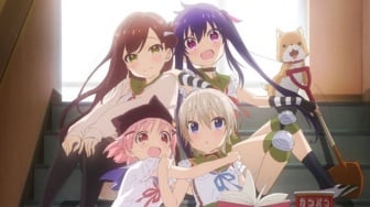 Review Anime 'Gakkou Gurashi', Empat Siswa Terakhir Bertahan dari Serangan Zombie Mematikan