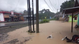 Lagi, Banjir Rendam Puluhan Rumah Warga Agam