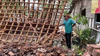 Puluhan Bangunan Di 7 Kapanewon Roboh Terdampak Puting Beliung