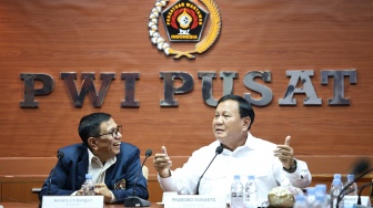 Prabowo Sebut Pers Penjaga Demokrasi, Harus Bebas dan Objektif