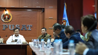 Dalam Dialog Pers dan Capres, Prabowo Ajak Jaga Persatuan untuk Stabilitas Negara