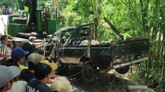 Ngeri! Pikap Masuk Jurang di Banyuwangi, Satu Bocah Meninggal Dunia