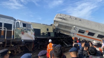 Tabrakan KA Turangga dengan Kereta Bandung Raya di Cicalengka, Ini Kata Kemenhub