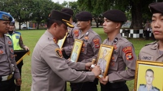 Melanggar Kode Etik, 4 Anggota Polres Lampung Tengah Dipecat