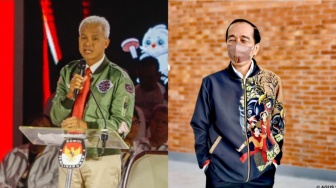 Adu Keren Presiden Jokowi vs Ganjar Pranowo Saat Pakai Jaket Bomber, Punya Siapa Paling Mahal?