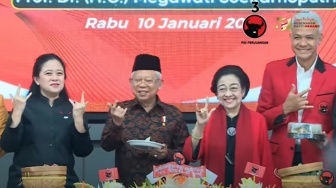 Salam Metal Ma'ruf Amin di Acara PDIP, Pengamat Undip Sebut Ada Pesan Mengharukan