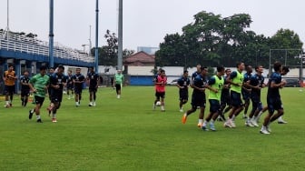 Latihan Perdana Jelang Putaran Kedua BRI Liga 1, Dua Pemain Asing Persib Absen