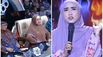 April Jasmine Istri Ustaz Solmed Ceramah Soal Harta, Muka Bete Mamah Dedeh Bikin Salfok