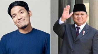 Beda Reaksi dengan Ivan Gunawan, Permintaan Desta Hanya Ditertawakan Prabowo Subianto