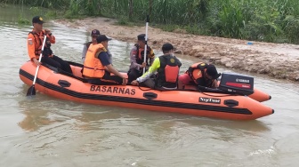 Terseret Arus Sungai Wonokerto, Warga Tulang Bawang Barat Hilang