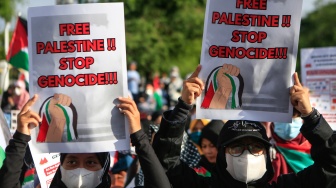 Aksi 100 Hari Genosida Israel ke Palestina di Yogyakarta