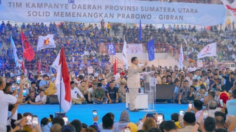 Konsolidasi Dihadiri 58 Ribu Pendukung,  Prabowo Subianto Merasa Diberi Nilai 100