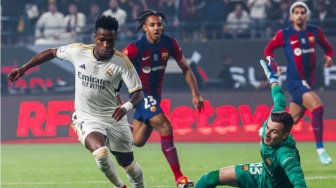 Real Madrid Gulung Barcelona di Piala Super Spanyol, Vinicius Jr. Hattrick!