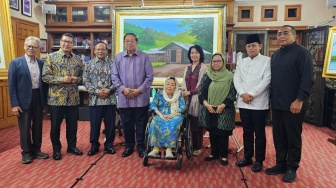 Usai Bertemu Wapres Ma'ruf Amin, Istri dan Anak Gus Dur Lanjut Temui SBY di Cikeas