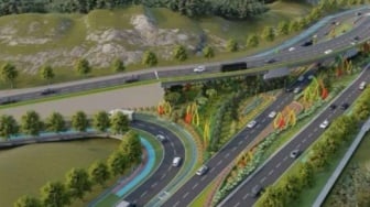 Pohon-pohon Depan UIB Mulai Ditumbangkan, Proyek Flyover Sei Ladi Batam Dimulai, Anggarannya Berapa?